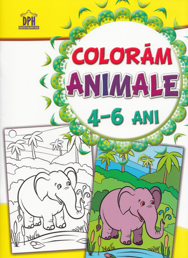 Colorăm animalele 4-6 ani