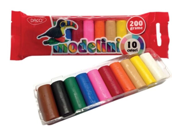Plastilină 10×20 g Modelini DACO