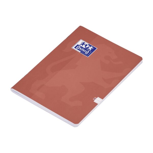 CAIET OXFORD A5, 48 FILE, HÂRTIE OPTIK 80 g/mp, PEFC, COPERTĂ PLASTIFIATĂ FLEXIBILĂ SOFT TOUCH, MARGINI LINIATE, COLȚURI ROTUNJITE, DICTANDO - imagine 2
