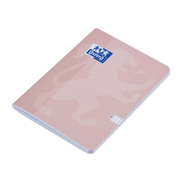 CAIET OXFORD A4, 60 FILE, HÂRTIE OPTIK 80 g/mp, PEFC, COPERTĂ PLASTIFIATĂ FLEXIBILĂ SOFT TOUCH, MARGINI LINIATE, COLȚURI ROTUNJITE, PĂTRĂȚELE - imagine 3