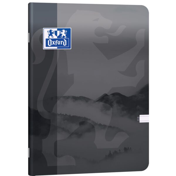 CAIET OXFORD A4, 80 FILE, HÂRTIE OPTIK 80 g/mp, PEFC, COPERTĂ PLASTIFIATĂ FLEXIBILĂ SOFT TOUCH, MARGINI LINIATE, COLȚURI ROTUNJITE, DICTANDO - imagine 4