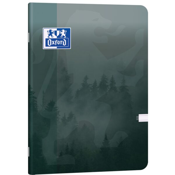 CAIET OXFORD A4, 80 FILE, HÂRTIE OPTIK 80 g/mp, PEFC, COPERTĂ PLASTIFIATĂ FLEXIBILĂ SOFT TOUCH, MARGINI LINIATE, COLȚURI ROTUNJITE, DICTANDO - imagine 3