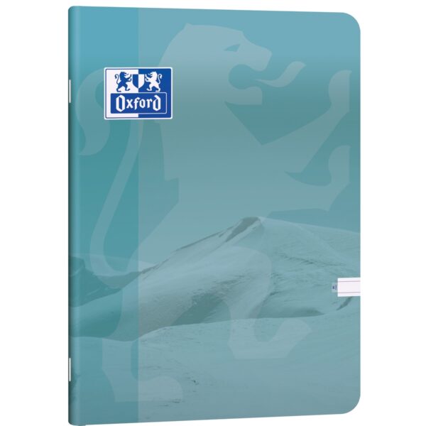 CAIET OXFORD A4, 80 FILE, HÂRTIE OPTIK 80 g/mp, PEFC, COPERTĂ PLASTIFIATĂ FLEXIBILĂ SOFT TOUCH, MARGINI LINIATE, COLȚURI ROTUNJITE, DICTANDO - imagine 2