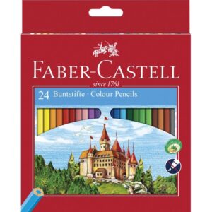 26254 24627 Creioane Colorate 24 Culori Faber Castell