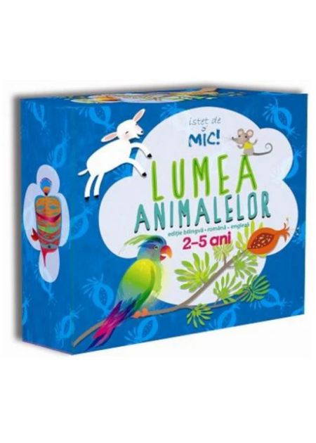 ISTEȚ DE MIC! Lumea animalelor (editie bilingvă română-engleză)