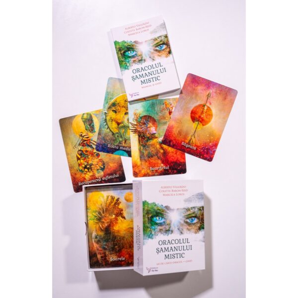 Oracolul șamanului mistic. Set carte + cartoline