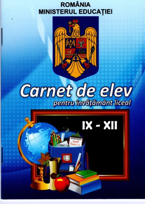 Carnet de elev clasele IX-XII - imagine 3