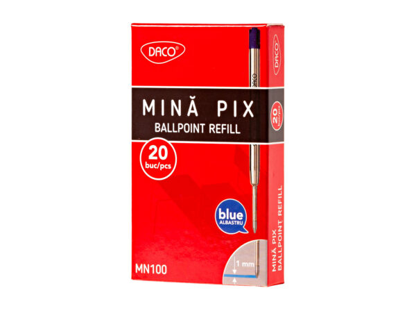 Mină pix metalică tip Parker DACO