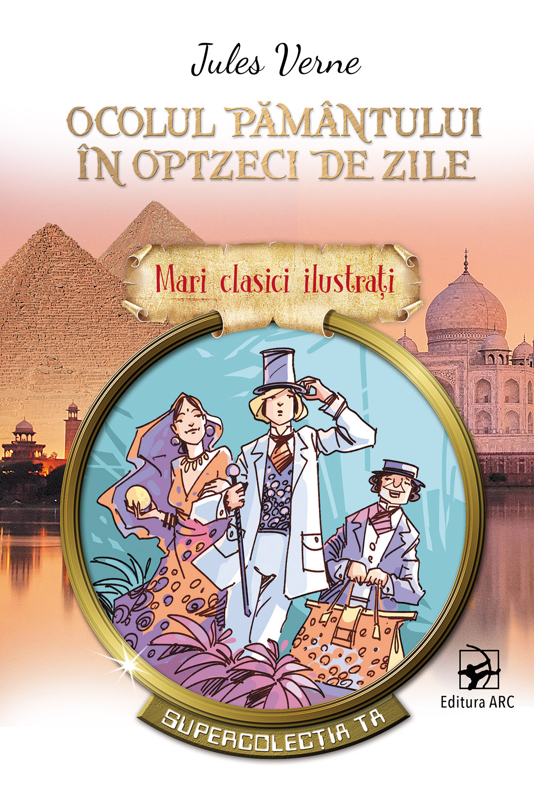 Ocolul pământului în optzeci de zile. Mari clasici ilustrați