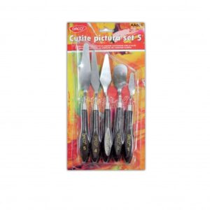 Accesorii Modelaj Cutite Pictura Set 5 Daco Aa001