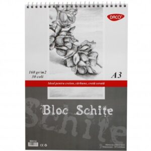 Bloc A3 Schite 160gr 30 File Daco Bd316