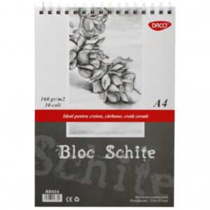 Bloc A4 Schite 160gr 30 File Daco Bd416