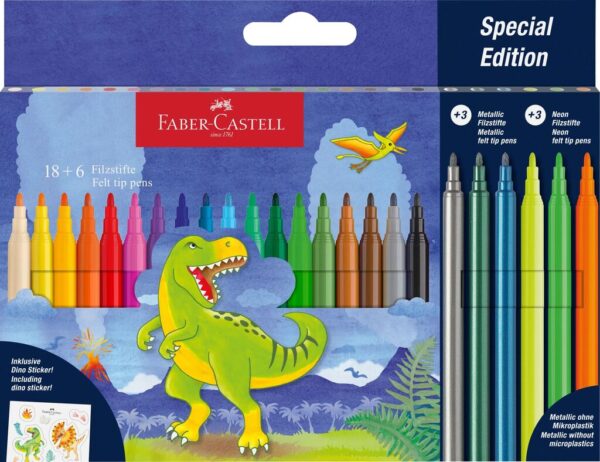 Carioca 186 Culori Dinozauri Fabercastell 16728574 1 1745903892