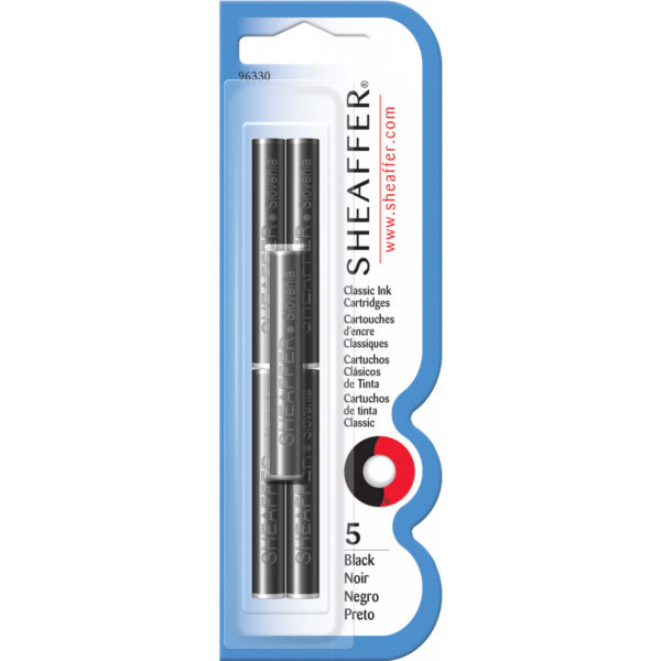Set cartușe 5 negre Sheaffer