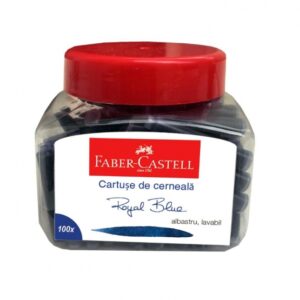 Cartuse Cerneala Mici Albastru 30 Buc Borcan Faber Castell Copie 3847 9434