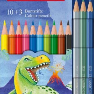 Creioane Colorate 10 3 Culori Dinozauri Fabercast 16326473 3 17434967673615