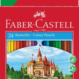 Creioane Colorate 24 Culori Fabercastell 11394 1 16379133373149