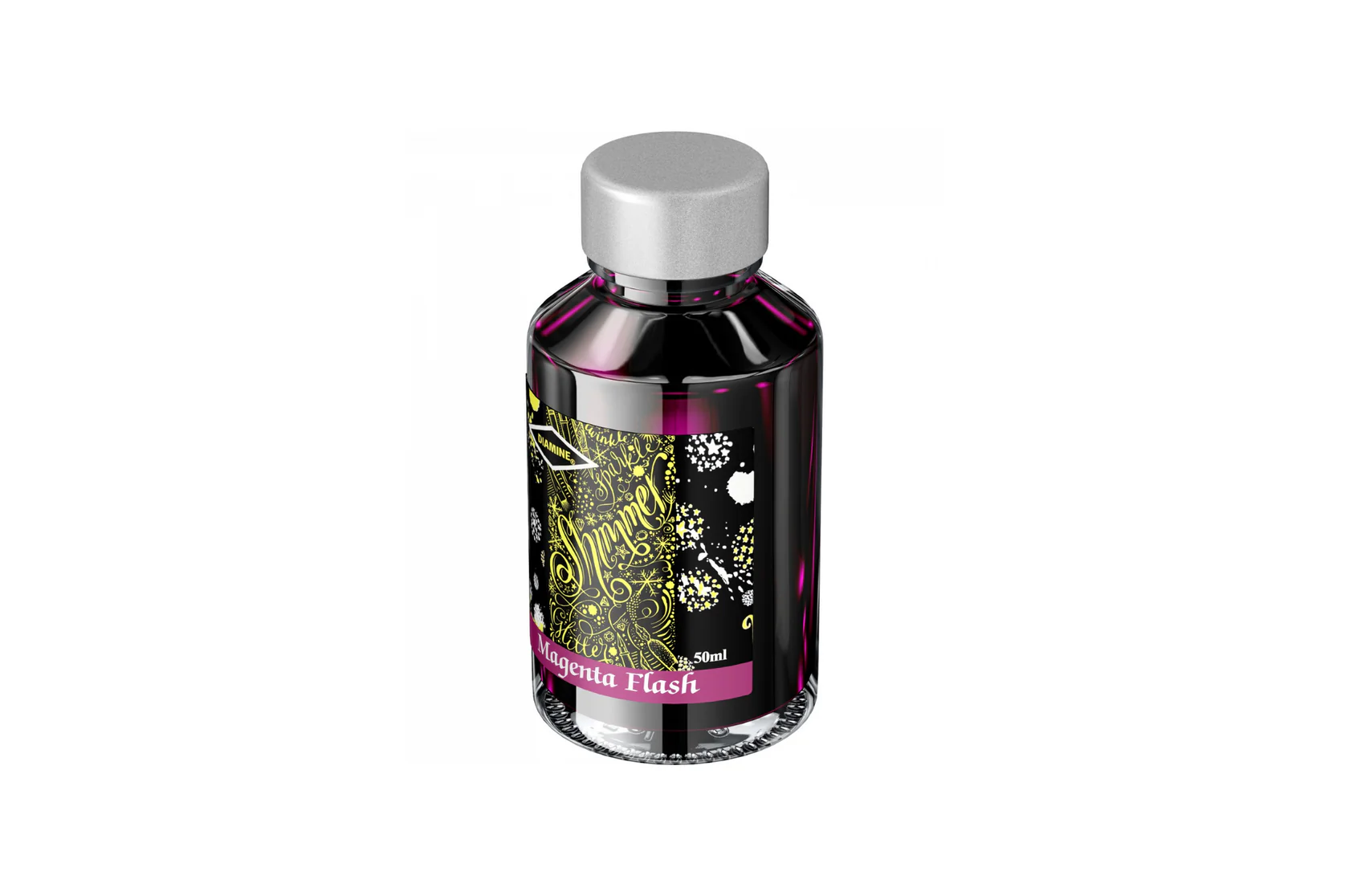 Cerneală cu Sclipici - Diamine Shimmering Ink Magenta Flash 50ml