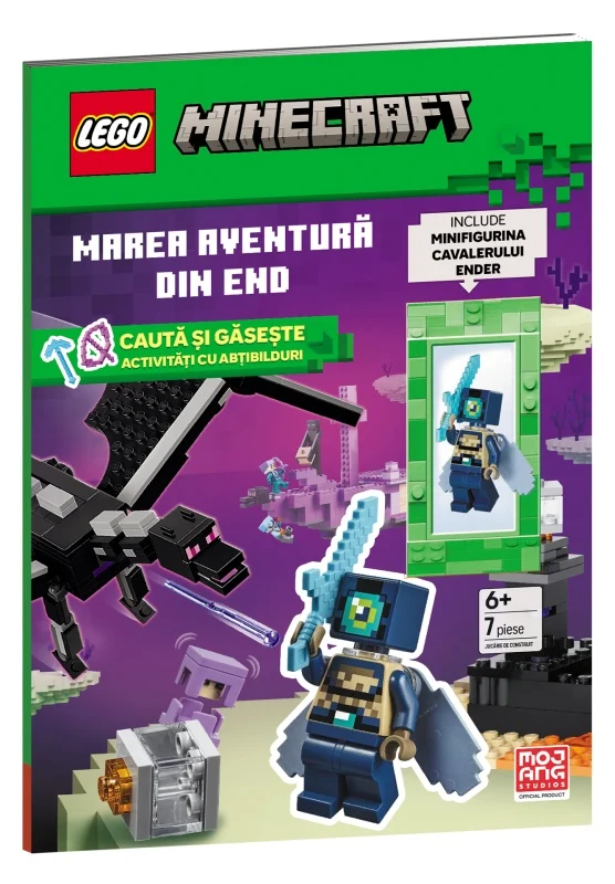 LEGO MINECRAFT - Marea aventură din End. Activități cu abțibilduri