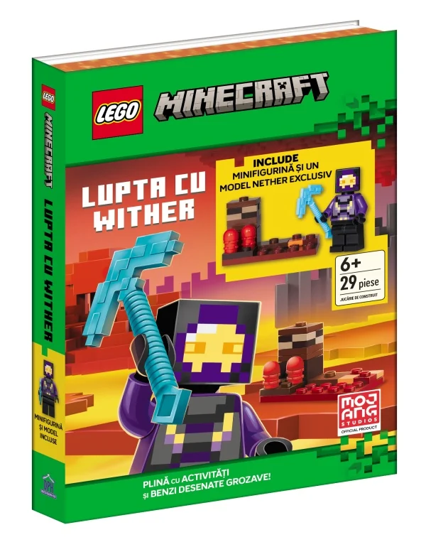 LEGO Minecraft – Lupta cu Wither. Activități și benzi desenate
