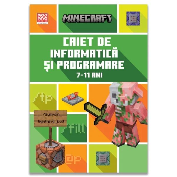 Minecraft - Caiet de informatică și programare 7-11 ani