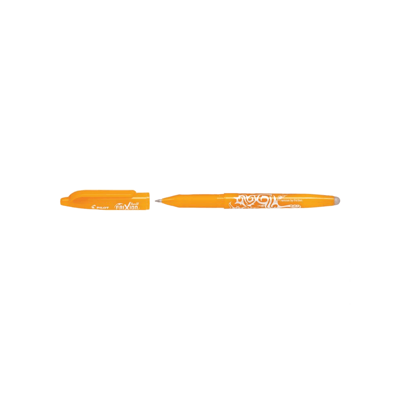 Roller cu cerneală Pilot Frixion Ball diverse culori 0.7 mm cu capac Apricot Orange