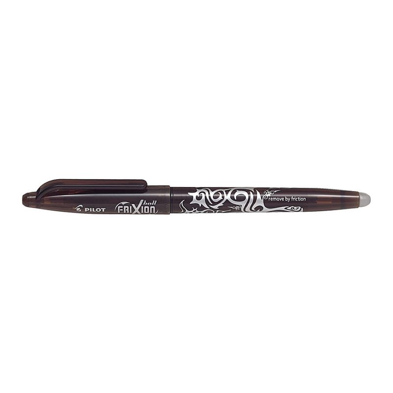 Roller cu cerneală Pilot Frixion Ball diverse culori 0.7 mm cu capac Maro