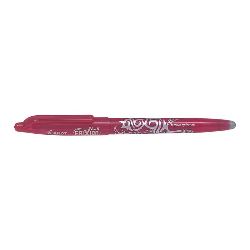 Roller cu cerneală Pilot Frixion Ball diverse culori 0.7 mm cu capac Roz