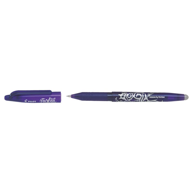 Roller cu cerneală Pilot Frixion Ball diverse culori 0.7 mm cu capac Violet