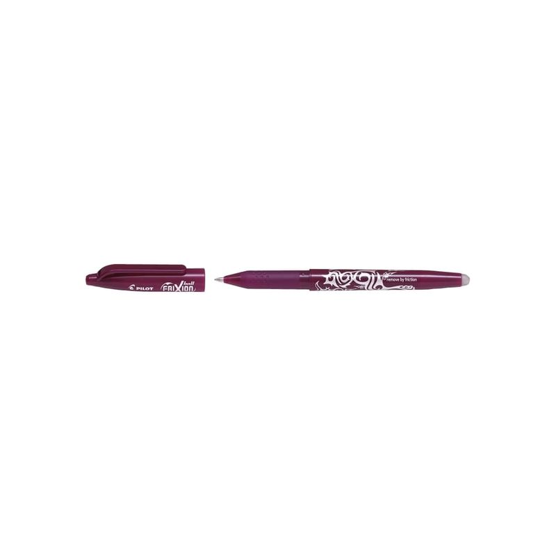 Roller cu cerneală Pilot Frixion Ball diverse culori 0.7 mm cu capac Bordeaux