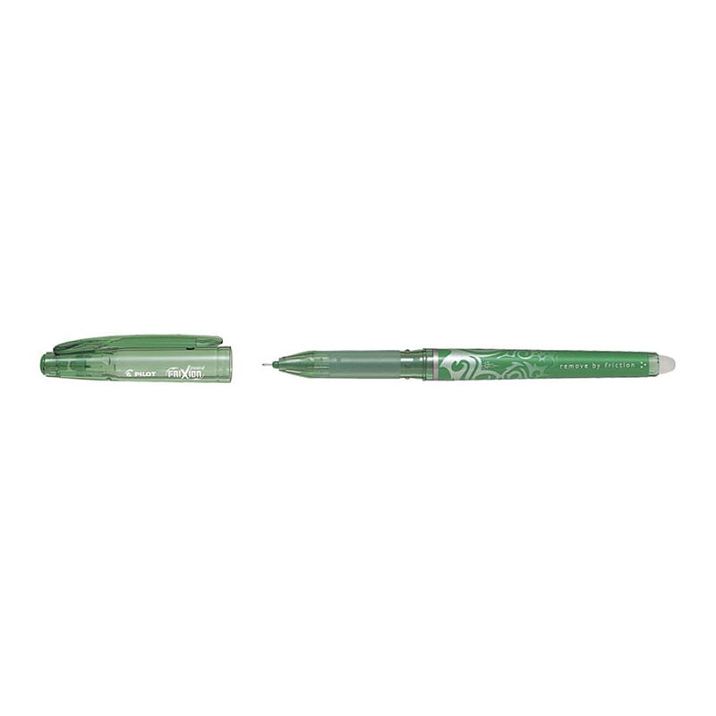 Roller cu gel Pilot Frixion Point diverse culori 0.5 mm cu capac verde