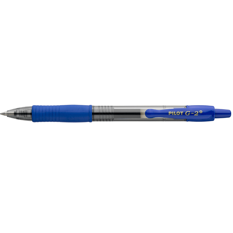 Roller cu gel Pilot G-2 Plus diverse culori 0.7 mm cu click albastru