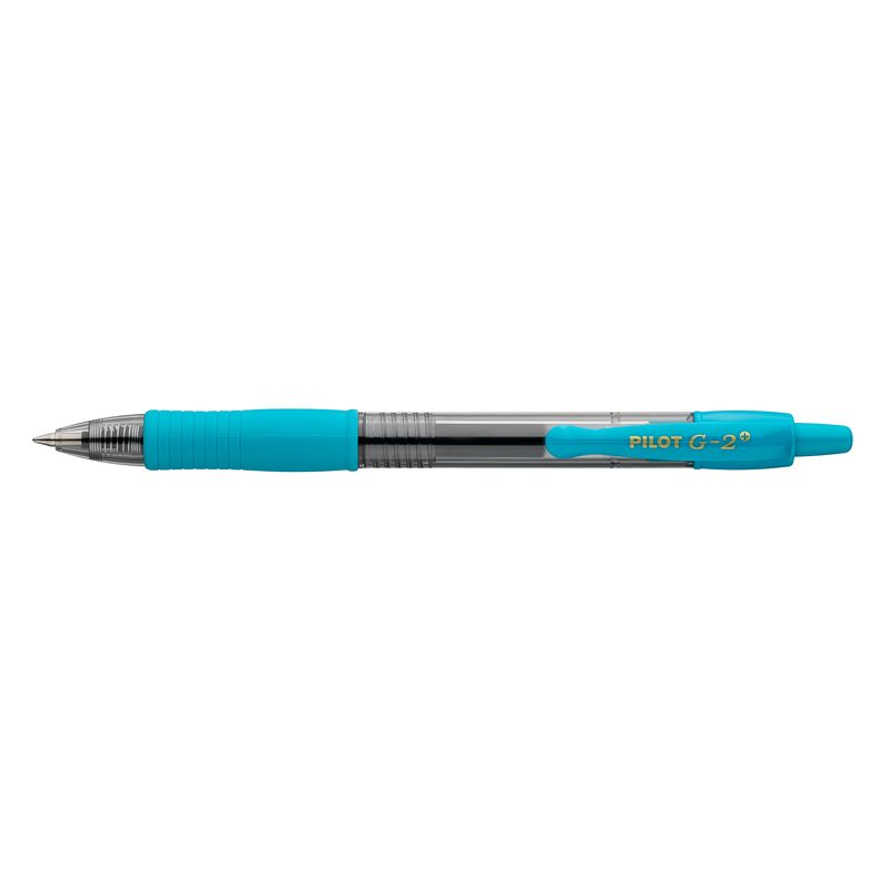 Roller cu gel Pilot G-2 Plus diverse culori 0.7 mm cu click bleu