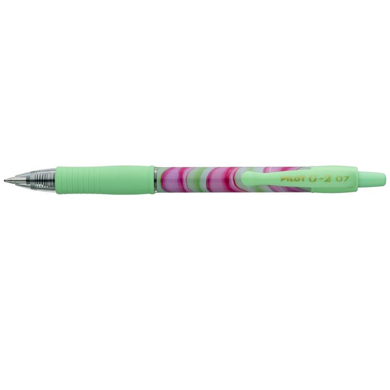 Roller cu gel Pilot G2 Flow diverse culori 0.7 mm cu click verde