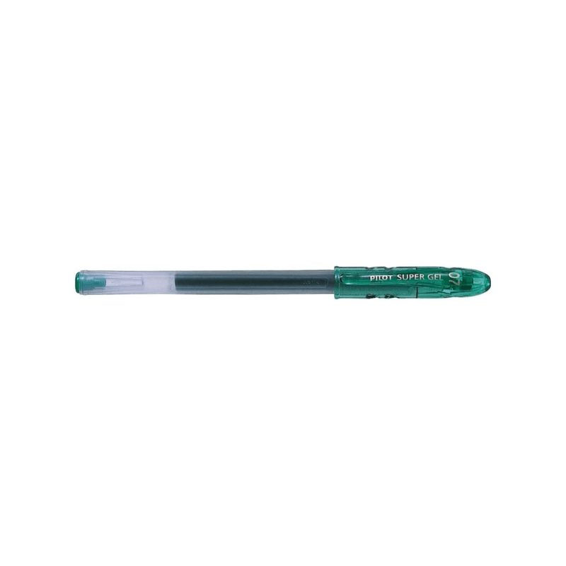 Roller cu gel Pilot Super Gel diverse culori 0.7 mm cu capac verde