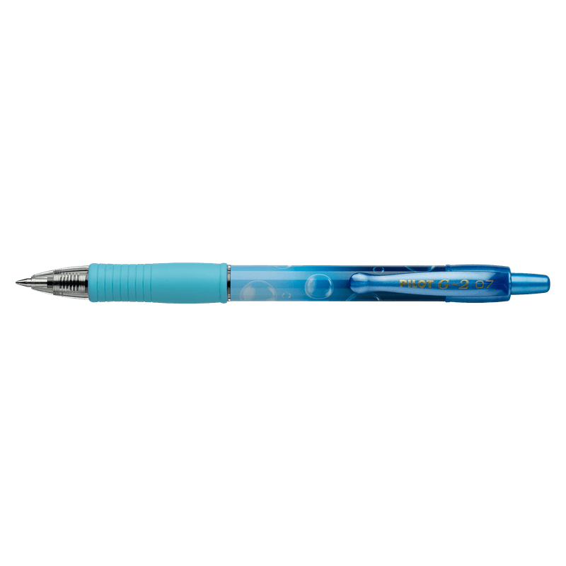 Roller cu gel Pilot G2 Bubble diverse culori 0.7 mm cu clickalbastru