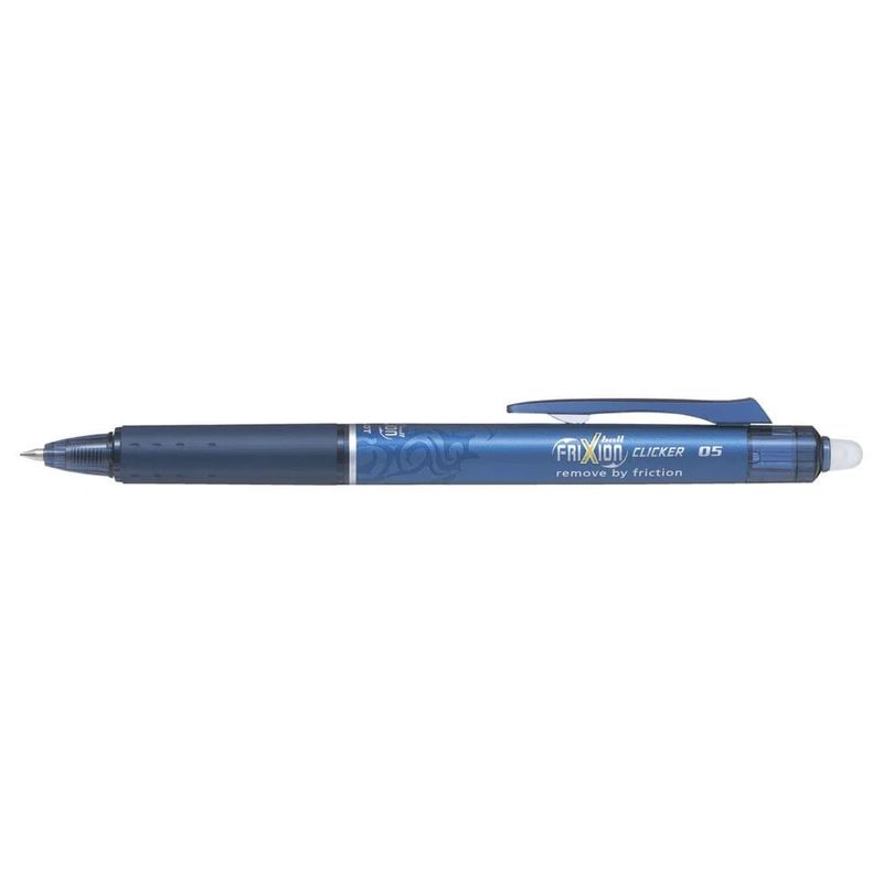 Pachet 12 buc Roller Pilot Frixion Clicker 0.5mm bleumarin Roller cu cerneala Pilot Frixion Clicker bleumarin 0.5 mm