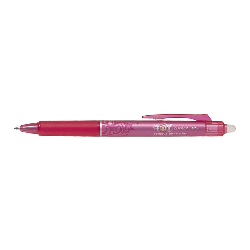 Roller cu cerneală Pilot Frixion Clicker diverse culori 0.5 mm roz