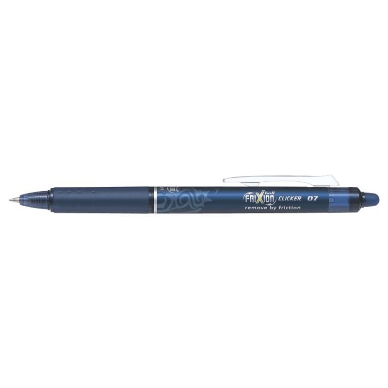 Roller Frixion, varf mediu, 0.7 mm, Bleumarin Roller cu cerneala Pilot Frixion Clicker diverse culori 0.7 mm bleumarin