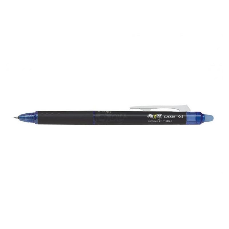 Roller cu cerneală Pilot Frixion Clicker Point diverse culori 0.5 mm Albastru