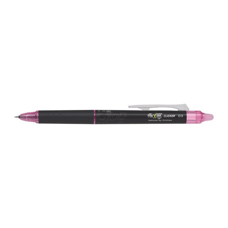 Roller cu cerneală Pilot Frixion Clicker Point diverse culori 0.5 mm Roz