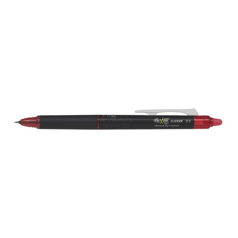Roller cu cerneală Pilot Frixion Clicker Point diverse culori 0.5 mm Rosu