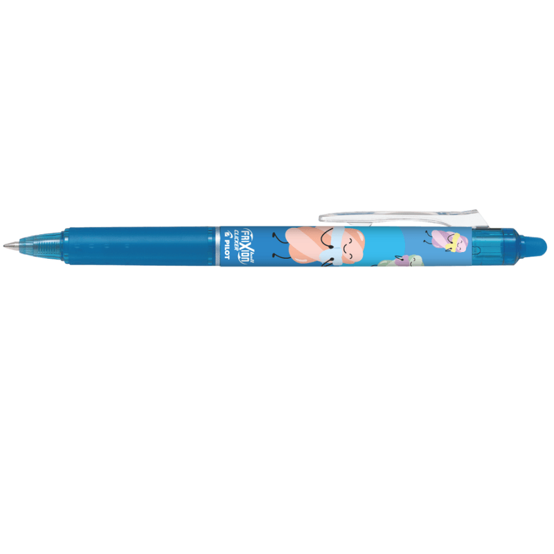 Roller cu cerneala Pilot Frixion Clicker Fancy diverse culori 0.7 mm albastru corp bleu