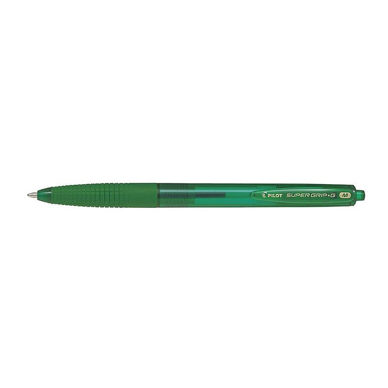 Pix cu bila Pilot Supergrip G diverse culori 1.0 mm cu click verde