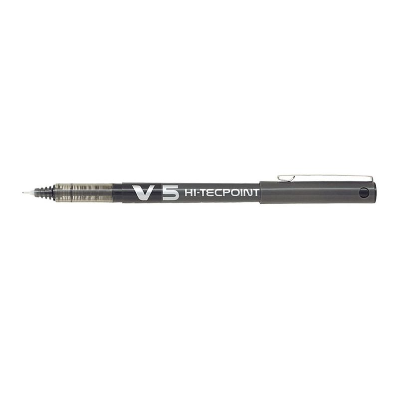 Roller cu cerneala Pilot V5 Hi-Tecpoint diverse culori 0.5 mm cu capacnegru