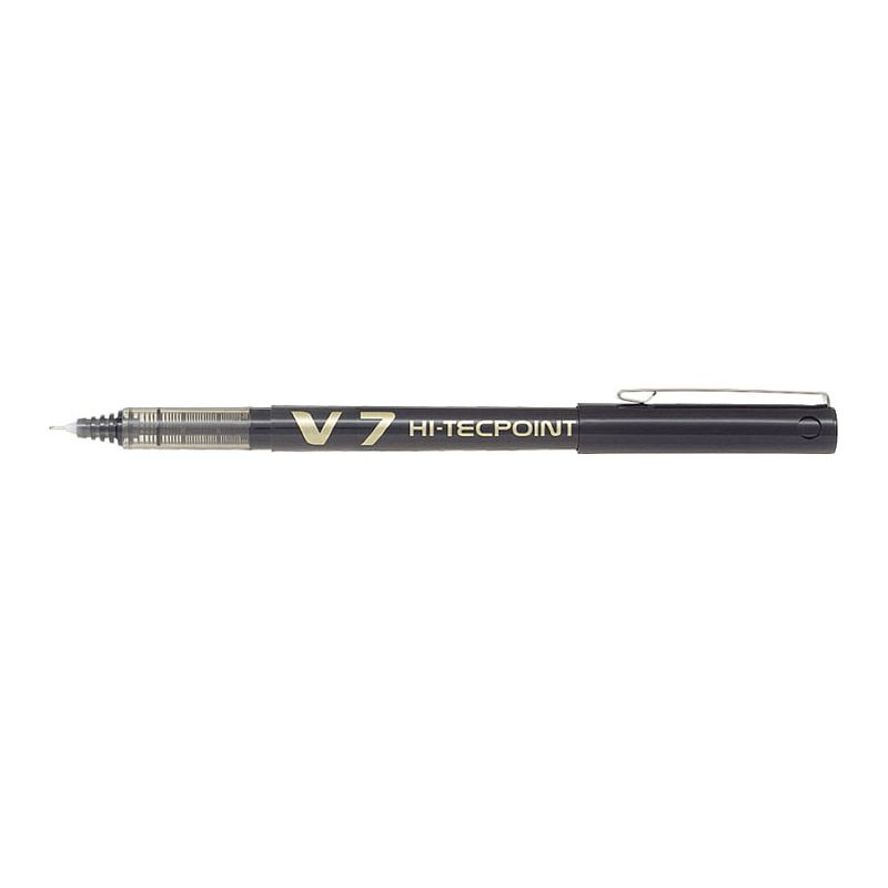Roller cu cerneala Pilot V7 Hi-Tecpoint diverse culori 0.7 mm cu capacnegru