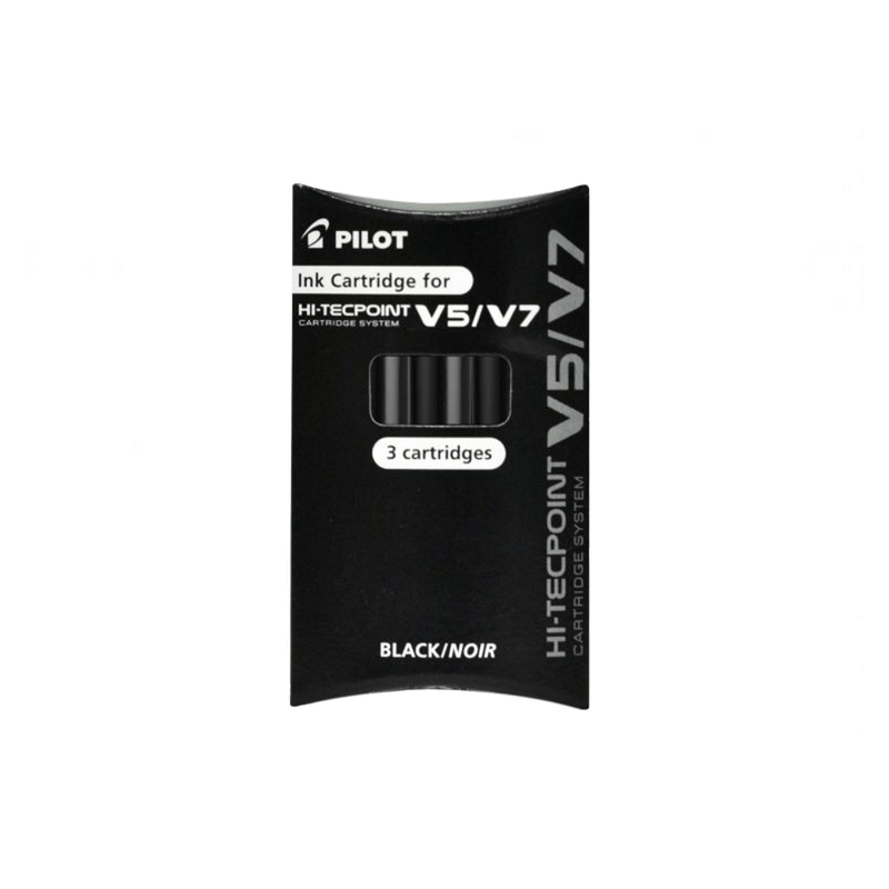 Rezervă roller Pilot V5/V7 Hi-Tecpoint diverse culori 3buc/set Rezerva roller Pilot V5/V7 Hi-Tecpoint diverse culori 3buc/set negru