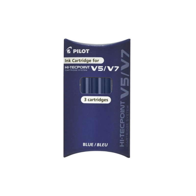 Rezervă roller Pilot V5/V7 Hi-Tecpoint diverse culori 3buc/set Rezerva roller Pilot V5/V7 Hi-Tecpoint diverse culori 3buc/set albastru