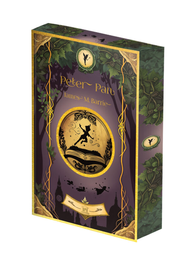 Peter Pan - cu folio și canturi ilustrate