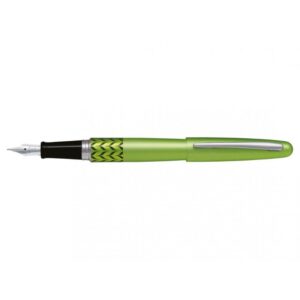 Stilou MR Retro Pop Pilot varf mediu corp metalic verde